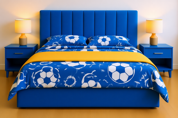COMFY (AUSSIE MADE) KIDS UPHOLSTERED BEDROOM COLLECTION – ASSORTED FABRICS AND COLOURS - STARTING FROM $1499