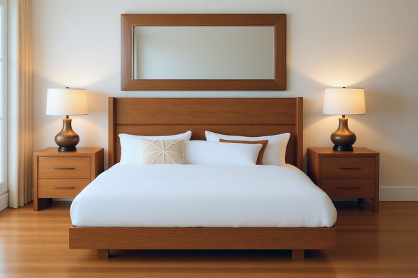 ITALIANO (AUSSIE MADE) TIMBER BEDROOM COLLECTION - ASSORTED STAINED COLOURS - STARTING FROM $1999