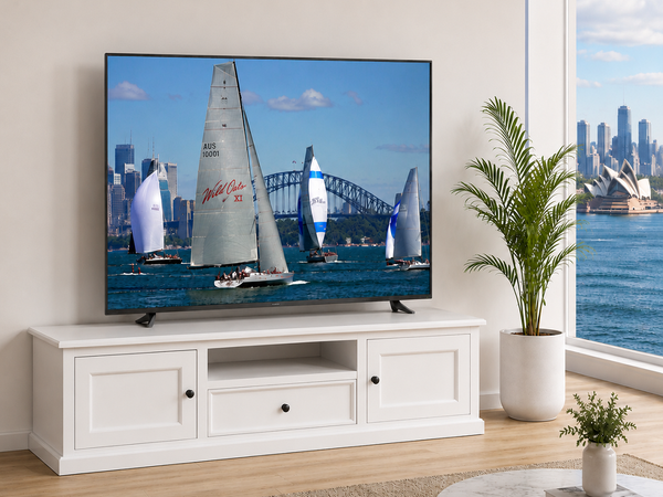 ABBEY (AUSSIE MADE) 2 DOOR / 1 DRAWER LOWLINE TV ENTERTAINMENT UNIT COLLECTION - ASSORTED COLOURS - STARTING FROM $1199