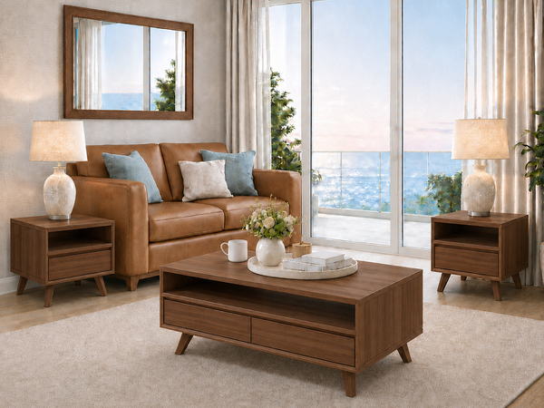 ALLISON (AUSSIE MADE) COFFEE & LAMP TABLE COLLECTION - ASSORTED COLOURS - STARTING FROM $699