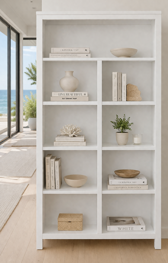 AMSTERDAM (AUSSIE MADE) HIGHLINE BOOKCASE COLLECTION - ASSORTED COLOURS - STARTING FROM $899