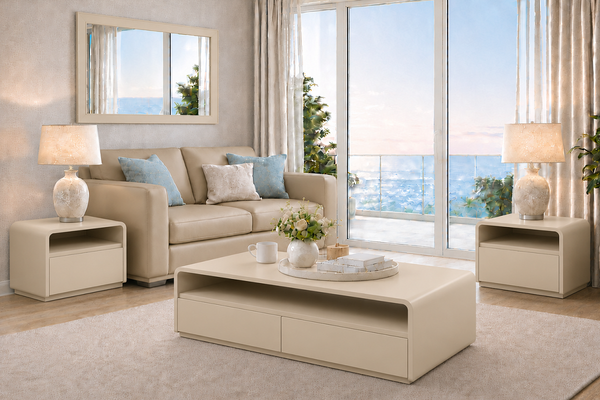 ANDRE (AUSSIE MADE) COFFEE & LAMP TABLE COLLECTION - ASSORTED COLOURS - STARTING FROM $699