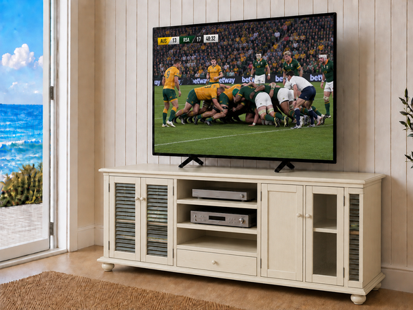 AUSTIN (AUSSIE MADE) 5 DOOR / 1 DRAWER TV UNIT COLLECTION - ASSORTED COLOURS - STARTING FROM $1599