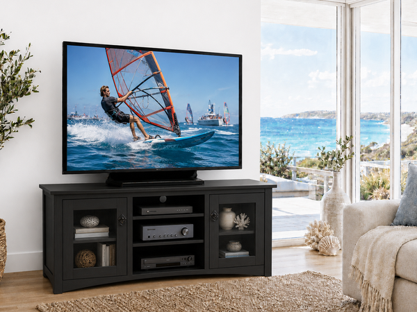 CRYSTAL (AUSSIE MADE) 2 DOOR TV UNIT COLLECTION - ASSORTED COLOURS - STARTING FROM $899