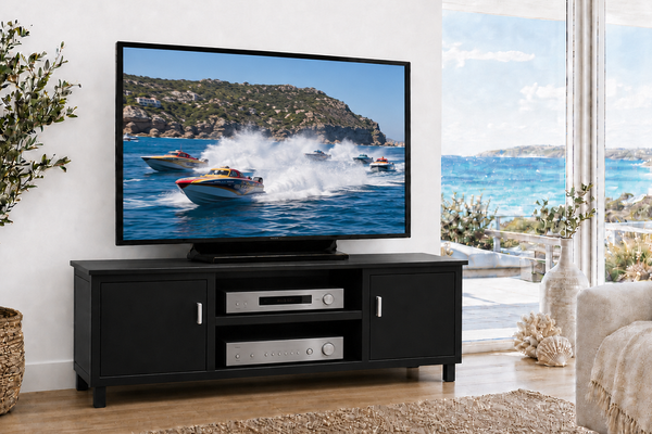 DULWICH (AUSSIE MADE) 2 DOOR LOWLINE TV ENTERTAINMENT UNIT COLLECTION - ASSORTED COLOURS - STARTING FROM $1199