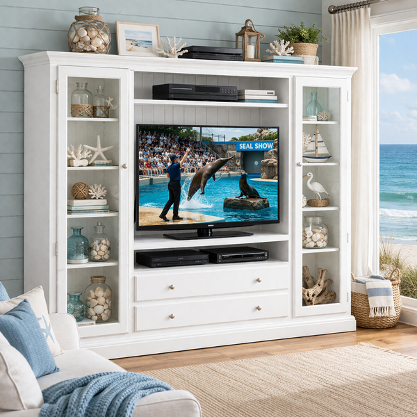 ELLALONG (AUSSIE MADE) 2 DOOR / 2 DRAWER TV ENTERTAINMENT UNIT - ASSORTED COLOURS - STARTING FROM $2999