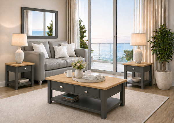 EMMETT (AUSSIE MADE) COFFEE & LAMP TABLE COLLECTION - ASSORTED COLOURS - STARTING FROM $699