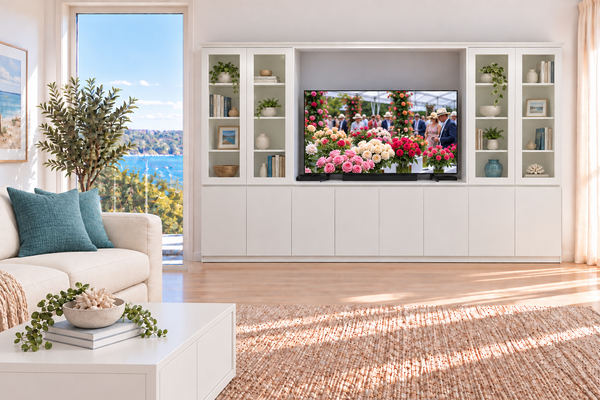 EPPING (AUSSIE MADE) 12 DOOR TV ENTERTAINMENT UNIT COLLECTION - ASSORTED COLOURS - STARTING FROM $5999