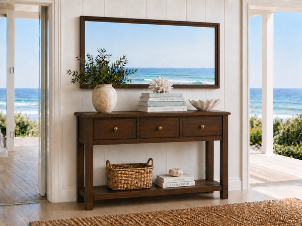 FABULOS (AUSSIE MADE) 3 DRAWER CONSOLE / HALL / SOFA TABLE COLLECTION - ASSORTED COLOURS - STARTING FROM $799