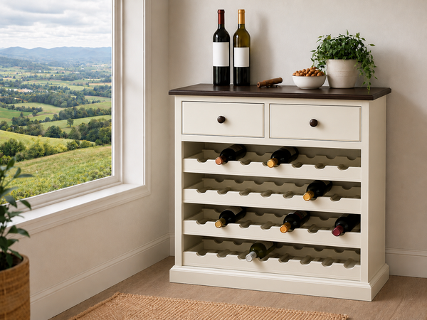GEMMA (AUSSIE MADE) - 2 DRAWER WINE CABINET - ASSORTED COLOURS - STARTING FROM $999