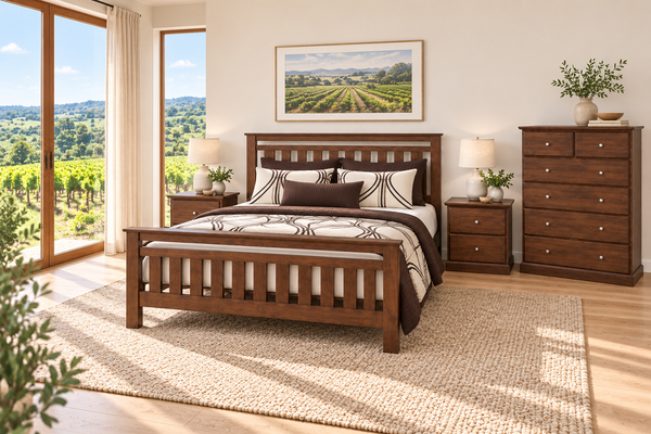 GOSFORD (AUSSIE MADE) BEDROOM COLLECTION - ASSORTED COLOURS - STARTING FROM $999