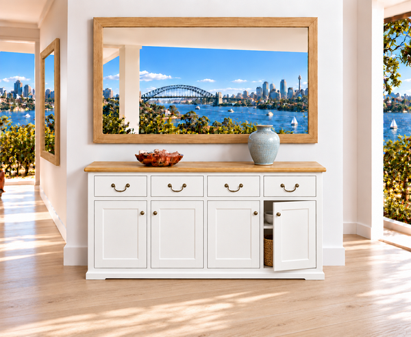 HESTIA (AUSSIE MADE) 4 DOOR / 4 DRAWER BUFFET COLLECTION - ASSORTED COLOURS - STARTING FROM $1999