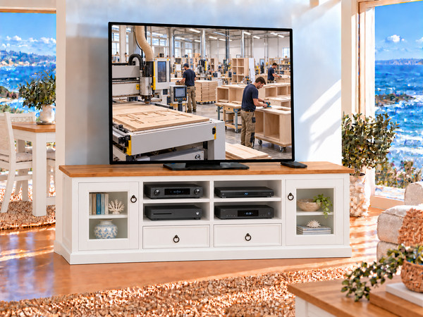JANE (AUSSIE MADE) 2 DOOR / 2 DRAWER TV UNIT COLLECTION - ASSORTED COLOURS - STARTING FROM $1599