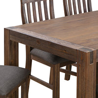 ENDLICHERI DINING TABLE ONLY - 1800(W) x 950(D) - CHOCOLATE