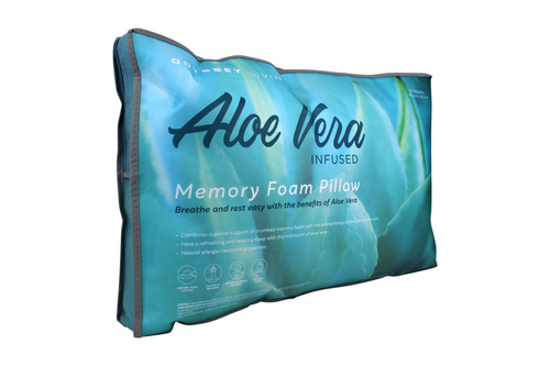 ALOE VERA PILLOWS (AUSSIE MADE) SET OF 2 - REDEEM WITH $500 BONUS GIFT CARD DOLLARS