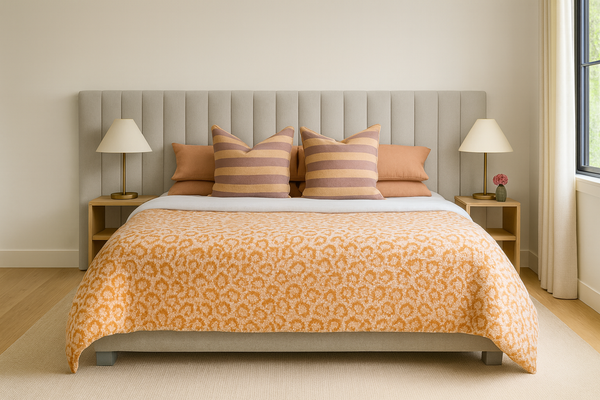 AVENUE (AUSSIE MADE) UPHOLSTERED EXTENDED BED BASE – ASSORTED FABRICS OR COLOURS - STARTING FROM $1999