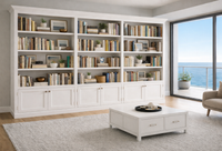 BAYSIDE (AUSSIE MADE) TRIPLE HIGHLINE 6 DOOR BOOKCASE PIGEON PAIRED COLLECTION - ASSORTED COLOURS - STARTING FROM $2499