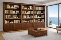 BAYSIDE (AUSSIE MADE) TRIPLE HIGHLINE 6 DOOR BOOKCASE PIGEON PAIRED COLLECTION - ASSORTED COLOURS - STARTING FROM $2499