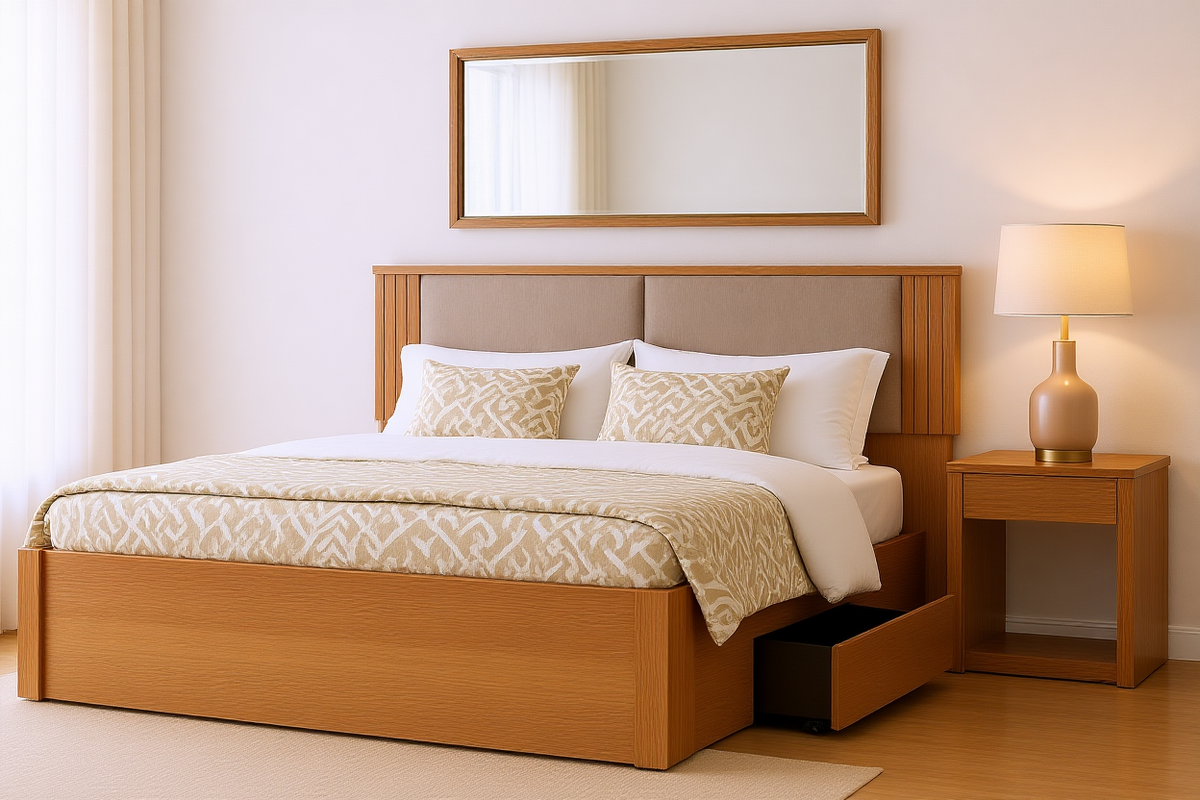 ROYCE (AUSSIE MADE) UNDERBED STORAGE BEDROOM COLLECTION - ASSORTED COLOURS - STARTING FROM $1499