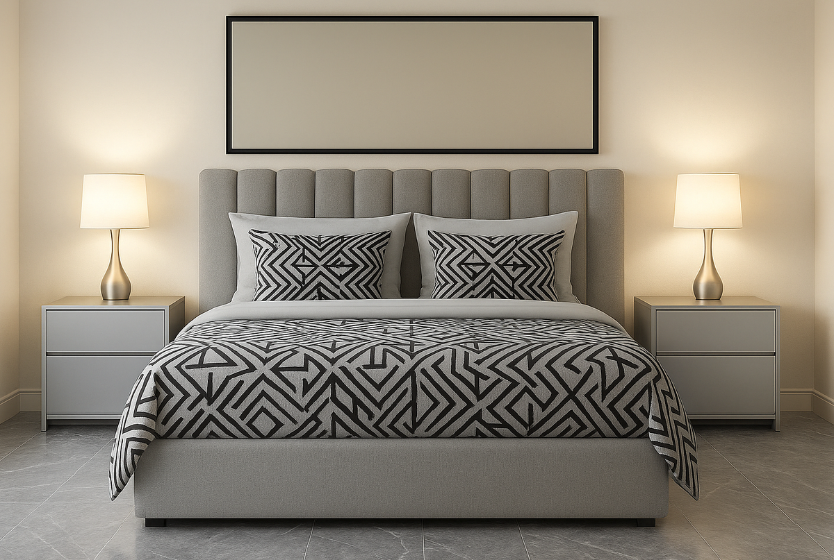 CAMPSBAY (AUSSIE MADE) UPHOLSTERED BEDROOM COLLECTION – ASSORTED FABRICS & COLOURS - STARTING FROM $799