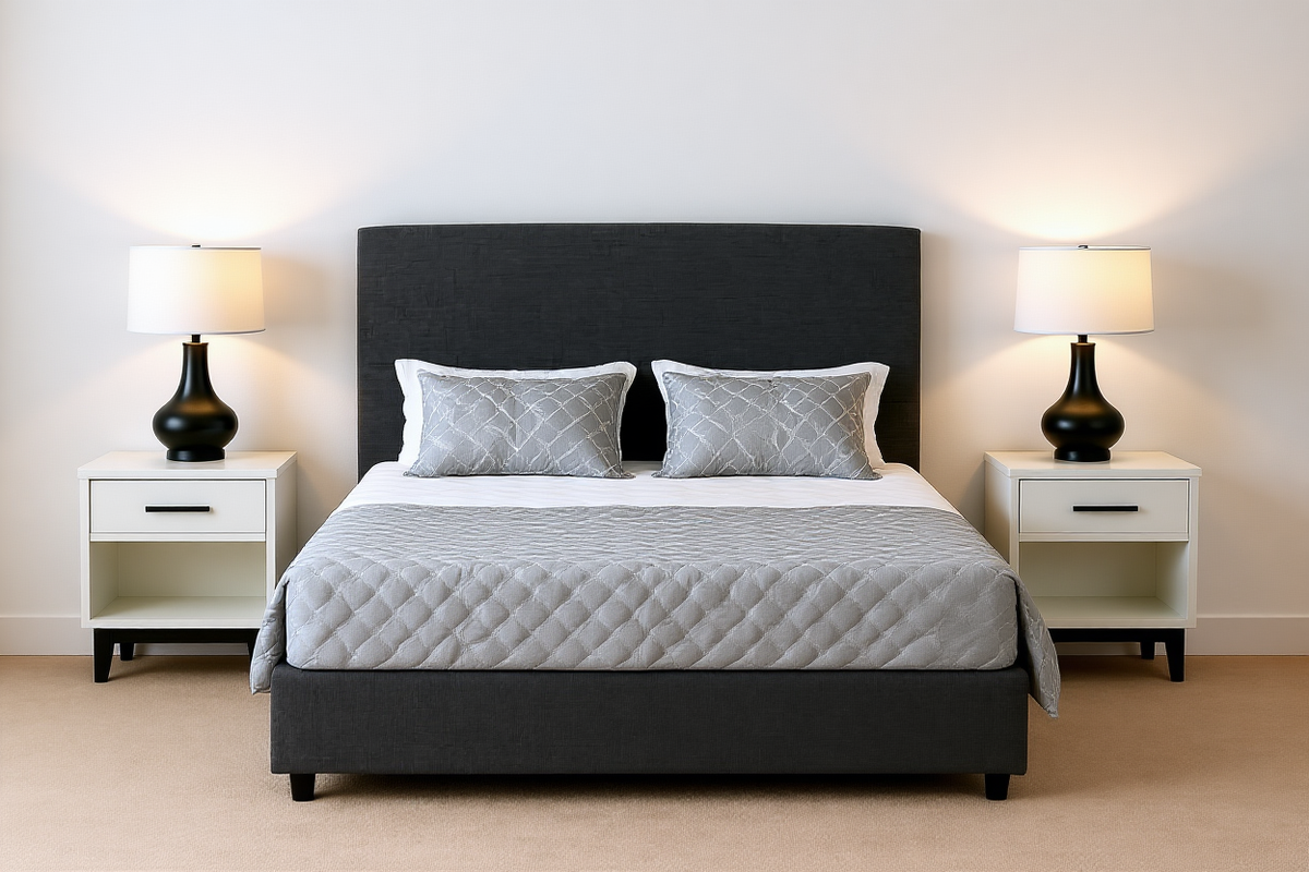KILLARA (AUSSIE MADE) UPHOLSTERED BEDROOM COLLECTION - ASSORTED FABRICS AND COLOURS - STARTING FROM $699