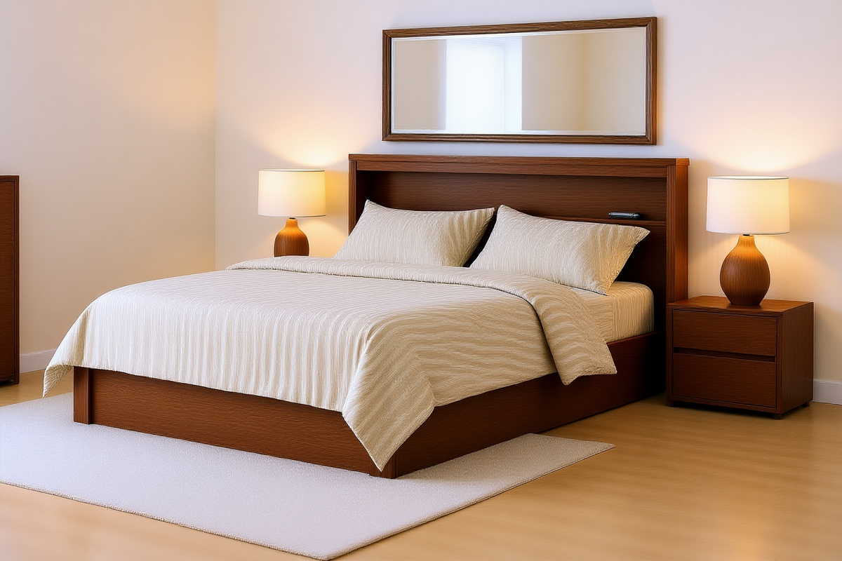 EXCLUSIVE (AUSSIE MADE) BOOKEND BEDROOM COLLECTION - TASSIE OAK COMBINATION - ASSORTED STAINED COLOURS - STARTING FROM $1999