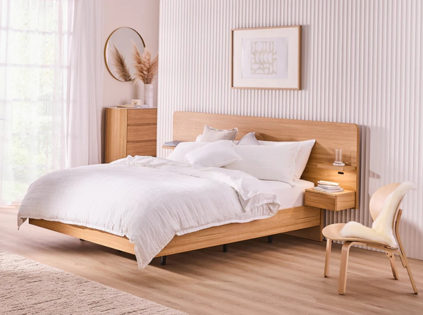 GINNY (AUSSIE MADE) TIMBER EXTENDED BEDROOM COLLECTION - ASSORTED COLOURS - STARTING FROM $1999
