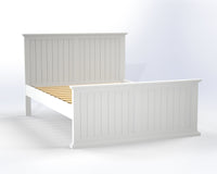 KING HAMPTONS BED FRAME - ASSORTED COLOURS