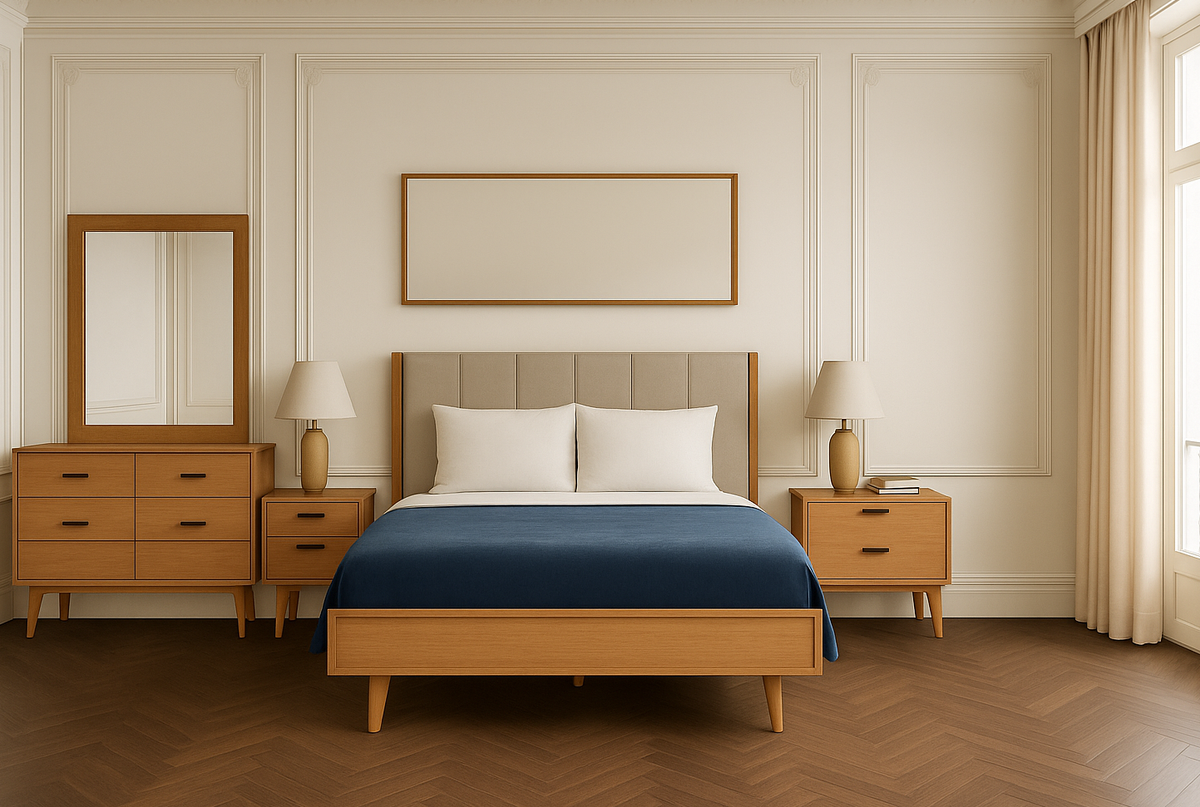 FINNISH (AUSSIE MADE) BEDROOM COLLECTION - ASSORTED COLOURS - STARTING FROM $1499