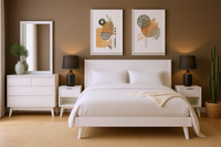 JACINTA (AUSSIE MADE) TIMBER BEDROOM COLLECTION - ASSORTED FABRICS AND COLOURS - STARTING FROM $1999