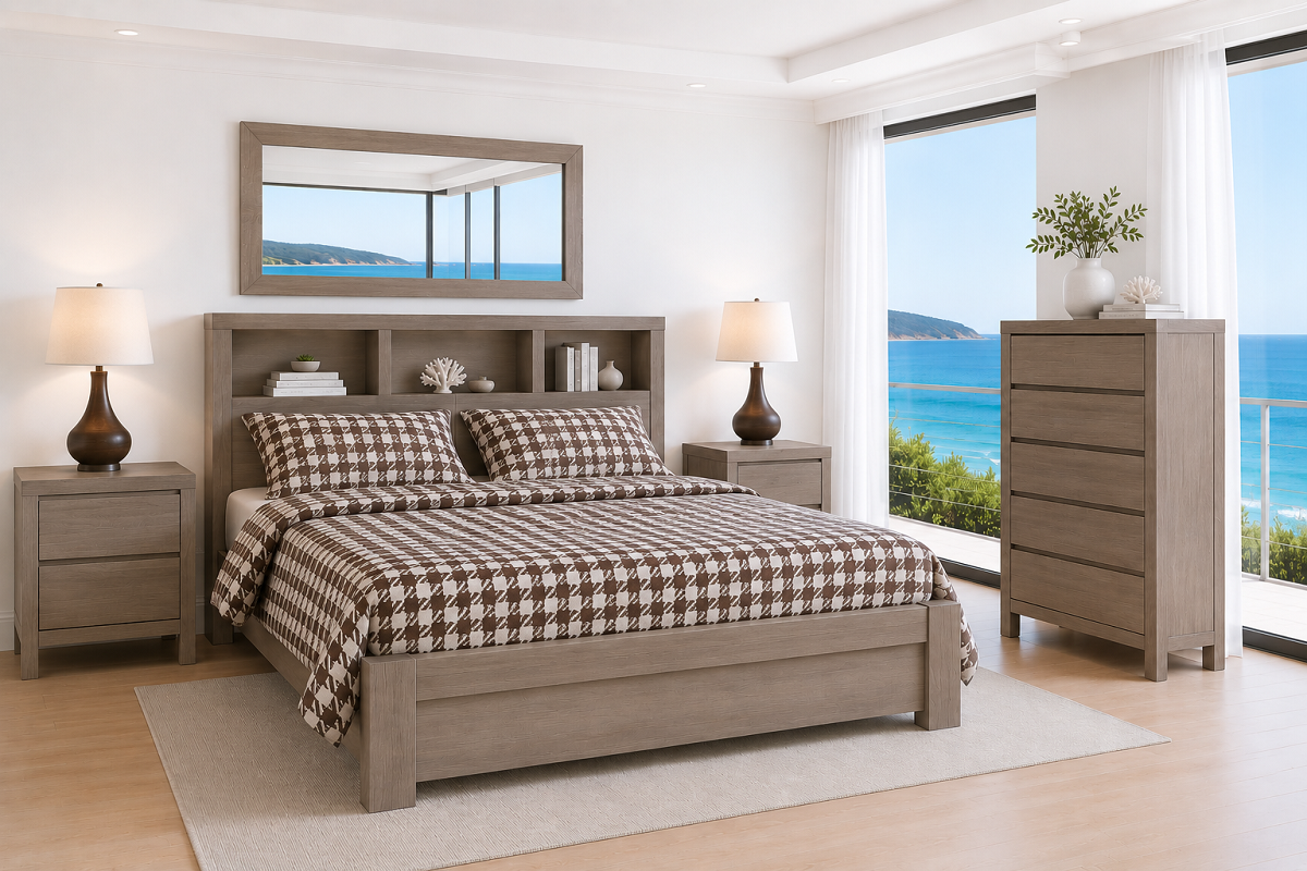 ARIES (AUSSIE MADE) BOOKEND BEDROOM COLLECTION - ASSORTED COLOURS - STARTING FROM $1199
