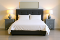 ANGLO (AUSSIE MADE) UPHOLSTERED BEDROOM COLLECTION - ASSORTED FABRICS AND COLOURS - STARTING FROM $499