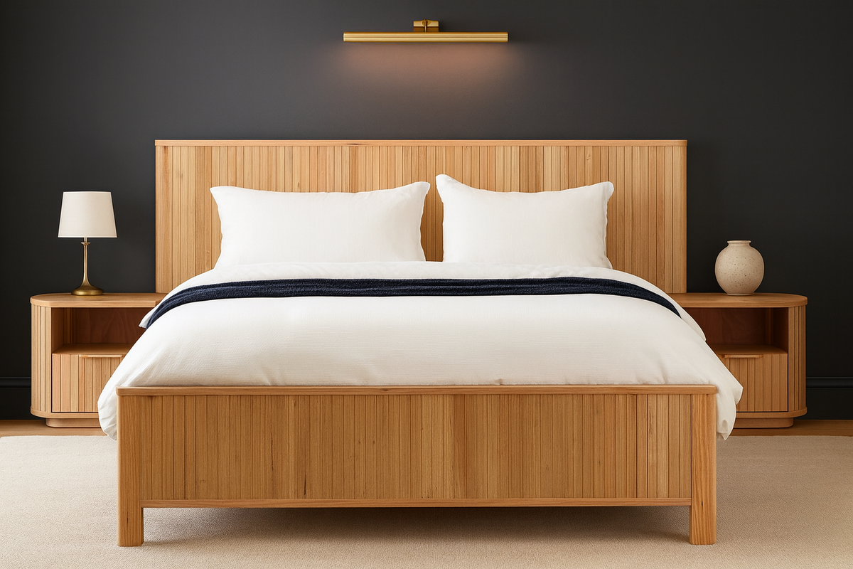 ALPHA (AUSSIE MADE) SOLID TIMBER BEDROOM COLLECTION - ASSORTED COLOURS - STARTING FROM $1499