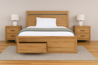 TOPPS (AUSSIE MADE) TIMBER BEDROOM COLLECTION - ASSORTED COLOURS - STARTING FROM $1499