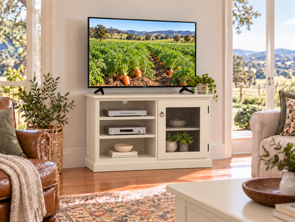AERO (AUSSIE MADE) 1 DOOR TV UNIT COLLECTION - ASSORTED COLOURS - STARTING FROM $849