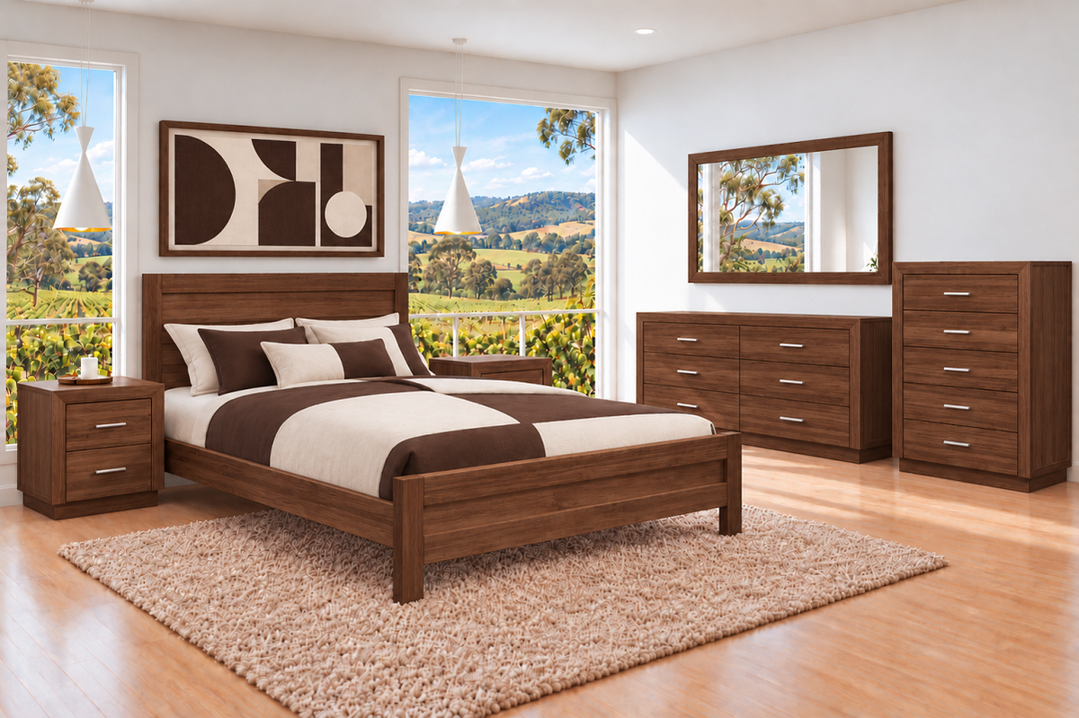 ALAMEDA (AUSSIE MADE) BEDROOM COLLECTION - ASSORTED COLOURS - STARTING FROM $999