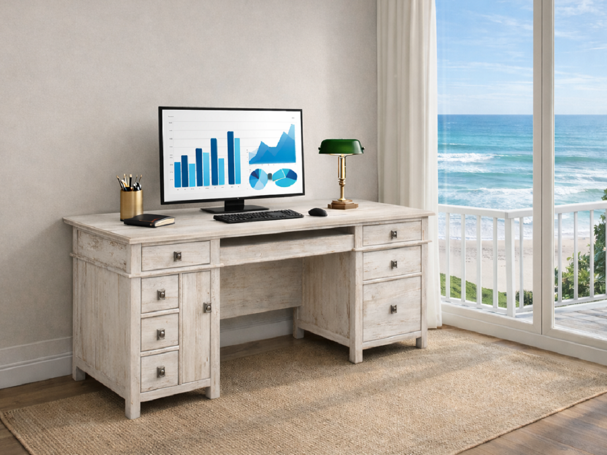 ALANZO (AUSSIE MADE) DESK COLLECTION - ASSORTED COLOURS - STARTING FROM $1599