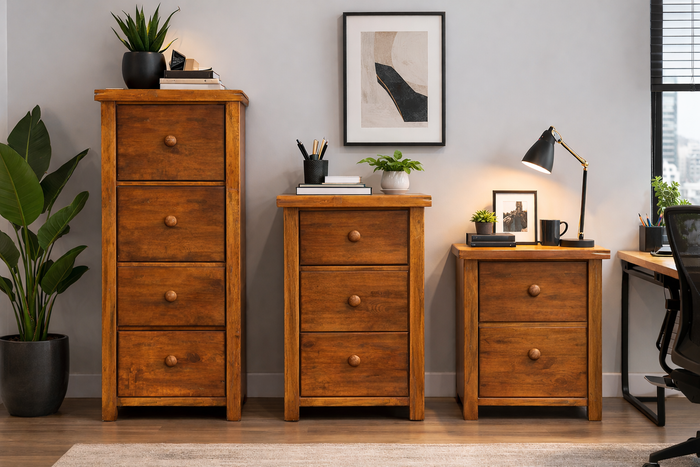 ALANZO (AUSSIE MADE) FILING CABINET COLLECTION - ASSORTED COLOURS - STARTING FROM $699