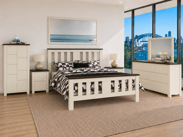 ALFORD (AUSSIE MADE) BEDROOM COLLECTION - ASSORTED COLOURS - STARTING FROM $1199