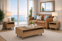ALLISON (AUSSIE MADE) COFFEE & LAMP TABLE COLLECTION - ASSORTED COLOURS - STARTING FROM $699