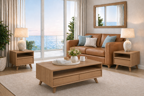 ALLISON (AUSSIE MADE) COFFEE & LAMP TABLE COLLECTION - ASSORTED COLOURS - STARTING FROM $699