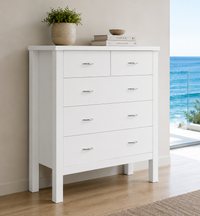 ALODIA (AUSSIE MADE) CHEST OF DRAWERS COLLECTION  - ASSORTED COLOURS - STARTING FROM $399