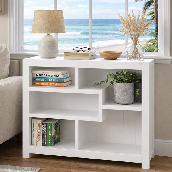ALVARADO (AUSSIE MADE) LOWLINE BOOKCASE COLLECTION - ASSORTED COLOURS - STARTING FROM $899