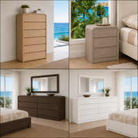 ANDRE (AUSSIE MADE) CHEST OF DRAWERS COLLECTION  - ASSORTED COLOURS - STARTING FROM $499
