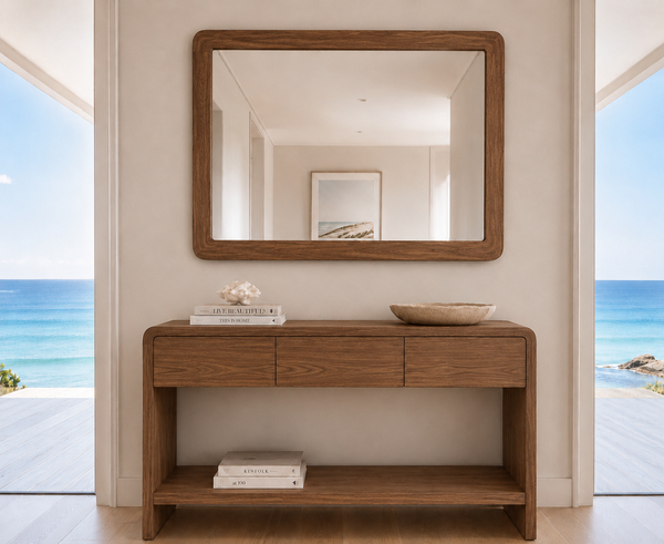 ANDRE (AUSSIE MADE) 2 or 3 DRAWER HALL / CONSOLE TABLE COLLECTION - ASSORTED COLOURS - STARTING FROM $999