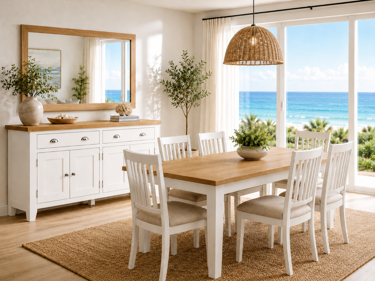 ARBETTA (AUSSIE MADE) THICK TOP DINING TABLE COLLECTION - ASSORTED COLOURS - STARTING FROM $1499