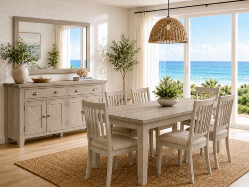 ARBETTA (AUSSIE MADE) THICK TOP DINING TABLE COLLECTION - ASSORTED COLOURS - STARTING FROM $1499