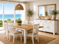ARBETTA (AUSSIE MADE) EXTENSION DINING TABLE COLLECTION - ASSORTED COLOURS - STARTING FROM $1999