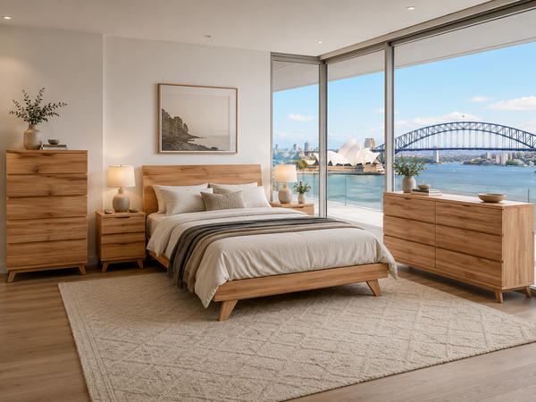 ARCHIE (AUSSIE MADE) BEDROOM COLLECTION - ASSORTED COLOURS - STARTING FROM $1199