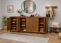 ARGENTINA (AUSSIE MADE) SHOE CABINET WITH 5 DOOR COLLECTION - ASSORTED COLOURS - STARTING FROM $799